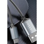Earldom EC-200C 2M 3A USB to Type-C Hızlı Şarj Kablosu - Siyah - Görsel 2