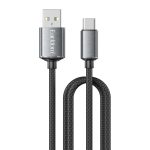 Earldom EC-200C 2M 3A USB to Type-C Hızlı Şarj Kablosu - Siyah
