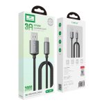 Earldom EC-200C 2M 3A USB to Type-C Hızlı Şarj Kablosu - Siyah - Görsel 4