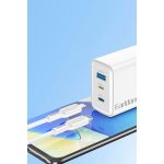 Earldom EU52 Type-C Lightning ve USB Çıkışlı 45W PD Hızlı Şarj Aleti - Beyaz - Görsel 4