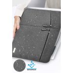 Earldom LB01 Duke Katyonik Kumaş 16 inç Laptop Çantası - Gri - Görsel 3