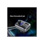 Earldom M63 Bluetooth USB 3.0 ve Type-C PD Hızlı Şarj FM Transmitter - Siyah - Görsel 3