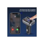 Earldom M63 Bluetooth USB 3.0 ve Type-C PD Hızlı Şarj FM Transmitter - Siyah - Görsel 7