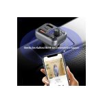 Earldom M63 Bluetooth USB 3.0 ve Type-C PD Hızlı Şarj FM Transmitter - Siyah - Görsel 8