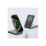 Earldom PD58 5.000 mAh 20W Kablosuz Şarj ve 20W Type-C Çıkışlı PD Hızlı Şarj ve Standlı Powerbank - Siyah - Görsel 2