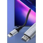 Earldom W35 2K 2M Tak Çalıştır Lightning to HDMI Dönüştürücü - Siyah - Görsel 2