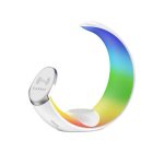 Earldom WC55 4in1 15W Telefon Saat ve Airpods İçin RGB Kablosuz Şarj Standı - Beyaz
