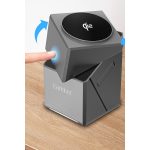 Earldom WC65 3in1 15W Telefon 2.5W Saat ve 5W Airpods İçin Kablosuz Şarj Standı - Gri - Görsel 3