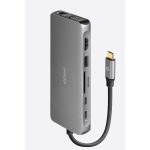 Energea AluHub Max 100W Type-C PD Şarj Destekli 11in1 4K Hub Dönüştürücü - Koyu Gri - Görsel 4