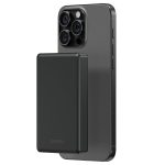 Energea AluPac 10K 10.000 mAh 20W Type-C ve 15W Kablosuz Şarj Çıkışlı PD Hızlı Şarj Magsafe Powerbank - Koyu Gri - Görsel 2