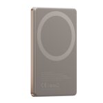Energea AluPac Mini 5K 5.000 mAh 20W Type-C ve 15W Kablosuz Şarj Çıkışlı PD Hızlı Şarj Magsafe Powerbank - Gold - Görsel 3
