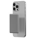 Energea AluPac Mini 5K 5.000 mAh 20W Type-C ve 15W Kablosuz Şarj Çıkışlı PD Hızlı Şarj Magsafe Powerbank - Natural Grey
