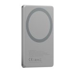 Energea AluPac Mini 5K 5.000 mAh 20W Type-C ve 15W Kablosuz Şarj Çıkışlı PD Hızlı Şarj Magsafe Powerbank - Natural Grey - Görsel 3