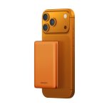 Energea AluPac Mini 5K 5.000 mAh 20W Type-C ve 15W Kablosuz Şarj Çıkışlı PD Hızlı Şarj Magsafe Powerbank - Turuncu