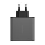 Energea AmpCharge GaN100 2 Adet 100W Type-C ve 30W USB 3.0 Çıkışlı Hızlı Şarj Aleti - Koyu Gri - Görsel 4
