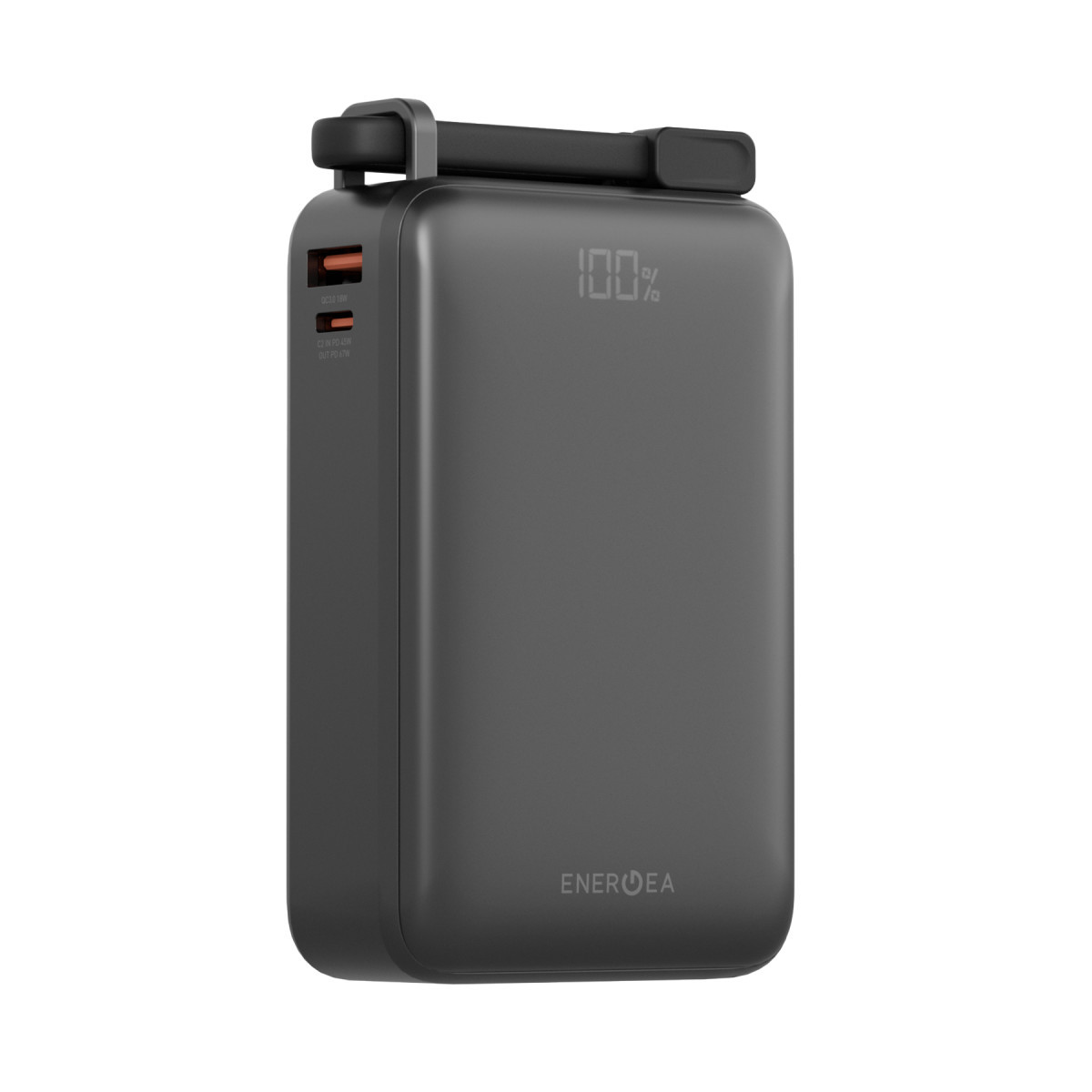 energea-compac-ultra67-20000-mah-2-adet-67w-type-c-ve-18w-usb-cikisli-ekstra-100w-kablolu-pd-hizli-sarj-powerbank-koyu-gri-web Energea ComPac Ultra 67 20.000 mAh 2 Adet 67W Type-C ve 18W USB Çıkışlı Ekstra 100W Kablolu PD Hızlı Şarj Powerbank - Koyu Gri - Görsel 1