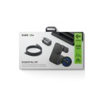 Energea Essential Kit AmpCharge GaN 35W Adaptör Magtrio Plus 3in1 Kablosuz Şarj Standı ve 100W Type-C to Type-C Manyetik Kablolu Set Travel Çanta - Koyu Gri - Görsel 6