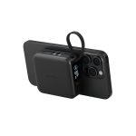 Energea MagPac Mini Plus Dijital Göstergeli 10.000 mAh 2 Adet 20W Type-C Kablolu 1 Adet 20W Type-C ve 15W Kablosuz Şarj Çıkışlı PD Hızlı Şarj Magsafe Powerbank - Siyah - Görsel 3
