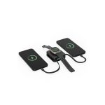 Energea MagPac Mini Plus Dijital Göstergeli 10.000 mAh 2 Adet 20W Type-C Kablolu 1 Adet 20W Type-C ve 15W Kablosuz Şarj Çıkışlı PD Hızlı Şarj Magsafe Powerbank - Siyah - Görsel 4