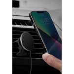 Energea MagDrive 2in1 Izgara Klipsli ve Bardaklık Bölgesine Takma Aparatlı 15W Kablosuz Şarjlı Manyetik Magsafe Araç Tutucu - Siyah - Görsel 6