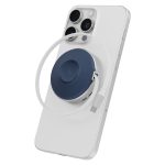 Energea MagDuo Arc 2in1 80cm Dahili Kablolu 15W Telefon Saat Hızlı Şarj Standı - Mavi
