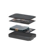 Energea MagPac Pro 35s 10.000 mAh 35W Type-C Dahili Kablolu 15W Qi2 Telefon Saat Kablosuz Şarj Destekli ve Hibrit Solid State Destekli Magsafe Powerbank - Siyah - Görsel 5