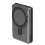 Energea MagPac Pro Plus 10.000 mAh 1 Adet 20W Type-C 1 Adet 20W Type-C Kablo ve 15W Kablosuz Şarj Çıkışlı PD Hızlı Şarj Magsafe Powerbank - Koyu Gri