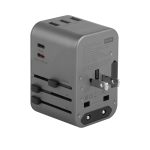 Energea TravelWorld 35 Universal 1 Adet 35W Type-C 1 Adet 15W Type-C ve 3 Adet 12W USB Çıkışlı PD Hızlı Şarj Aleti - Koyu Gri - Görsel 5