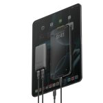 Energea TravelWorld Edge 65 2 Adet 65W USB 3.0 Çıkışlı Universal PD Hızlı Şarj Aleti - Koyu Gri - Görsel 2