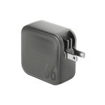 Energea TravelWorld Universal GaN66 2 Adet 65W Type-C ve 1 Adet 36W USB 3.0 Çıkışlı Hızlı Şarj Aleti - Koyu Gri - Görsel 3