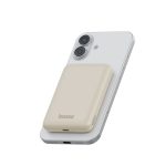 Energea X Bazic GoPower Snap 5K 3in1 5.000 mAh 20W PD Kablolu ve 15W Kablosuz Hızlı Şarj Magsafe Powerbank - Kahverengi - Görsel 2
