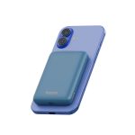 Energea X Bazic GoPower Snap 5K 3in1 5.000 mAh 20W PD Kablolu ve 15W Kablosuz Hızlı Şarj Magsafe Powerbank - Mavi - Görsel 2