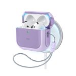 ESR Apple Airpods 4 (4.nesil) Orbit Hybrid Magsafe Şarj Destekli Kılıf - Lila