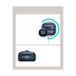 ESR Apple Airpods 4 (4.nesil) Pulse FlickLock Magsafe Şarj Destekli Kilitli Kılıf - Mavi - Görsel 7
