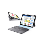 ESR Apple iPad Air 11 (2024) Flex Klavyeli Tablet Kılıfı - Gri