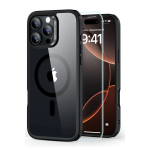 ESR Apple iPhone 16 Pro Classic Hybrid Magsafe Kapak + Cam Hediyeli Set - Siyah