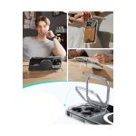 ESR Apple iPhone 16 Pro Classic Hybrid Magsafe Standlı Kapak + Cam Hediyeli Set - Şeffaf - Görsel 3