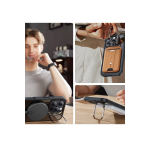 ESR Apple iPhone 16 Pro Classic Hybrid Magsafe Standlı Kapak + Cam Hediyeli Set - Siyah - Görsel 3
