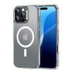 ESR Apple iPhone 16 Pro Max Classic Hybrid Magsafe Kapak + Cam Hediyeli Set - Buzlu Şeffaf - Görsel 2
