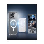 ESR Apple iPhone 16 Pro Max Classic Hybrid Magsafe Kapak + Cam Hediyeli Set - Buzlu Şeffaf - Görsel 5