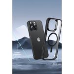 ESR Apple iPhone 16 Pro Max Classic Hybrid Magsafe Standlı Kapak + Cam Hediyeli Set - Siyah - Görsel 2