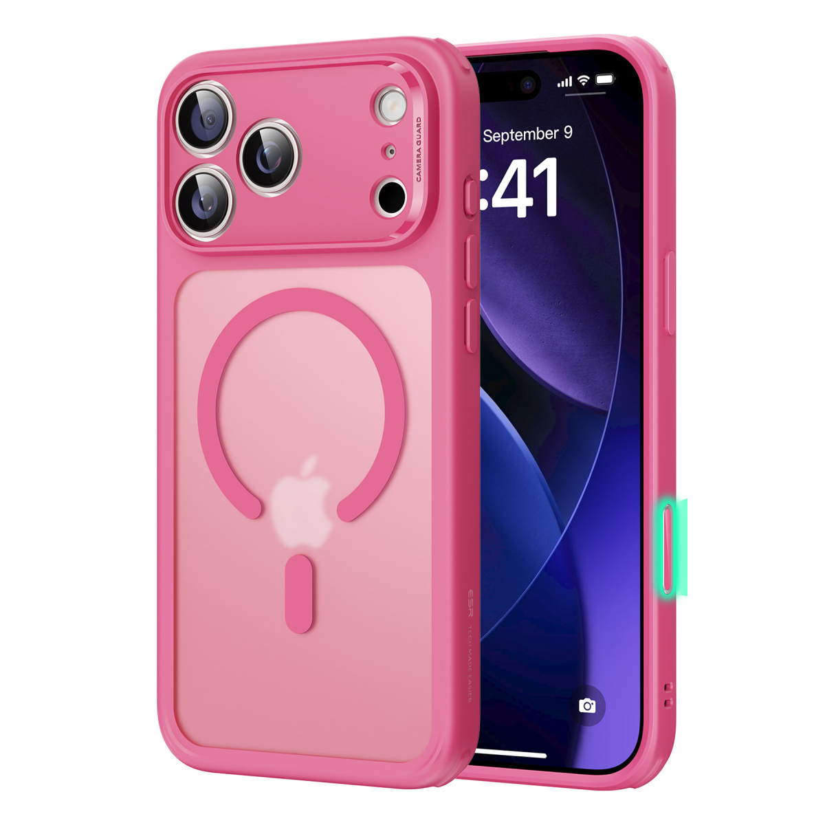 esr-apple-iphone-17-pro-classic-hybrid-magsafe-kapak-frosted-pink-web ESR Apple iPhone 17 Pro Classic Hybrid Magsafe Kapak - Frosted Pink - Görsel 1