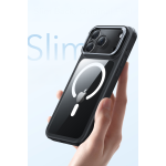 ESR Apple iPhone 17 Pro Classic Hybrid Magsafe Standlı Kapak - Clear Black - Görsel 5