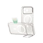 ESR Apple iPhone 17 Pro Max Classic Hybrid Magsafe Standlı Kapak - Şeffaf - Görsel 2