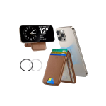 ESR Classic Stant Özellikli Magsafe Kartlık - Kahverengi - Görsel 2