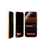 HDD Apple iPhone 17 Pro Rift Hayalet Cam Ekran Koruyucu - Siyah - Görsel 3