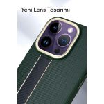 HDD Apple iPhone 14 Pro Kılıf HBC-163 Times Kapak - Derin Mor - Görsel 3