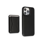 HDD Apple iPhone 14 Pro Kılıf HD Deri Luxury Magnet Kartvizitli Kapak - Siyah - Görsel 2
