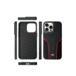 HDD Apple iPhone 14 Pro Max HBC-264 Lambor Karbon Fiber Sport Kapak - Titan Gri - Görsel 2