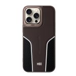 HDD Apple iPhone 14 Pro Max HBC-264 Lambor Karbon Fiber Sport Kapak - Titan Gri